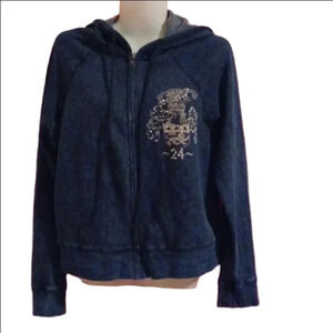SWEATSHIRT with sparkles and hoodie